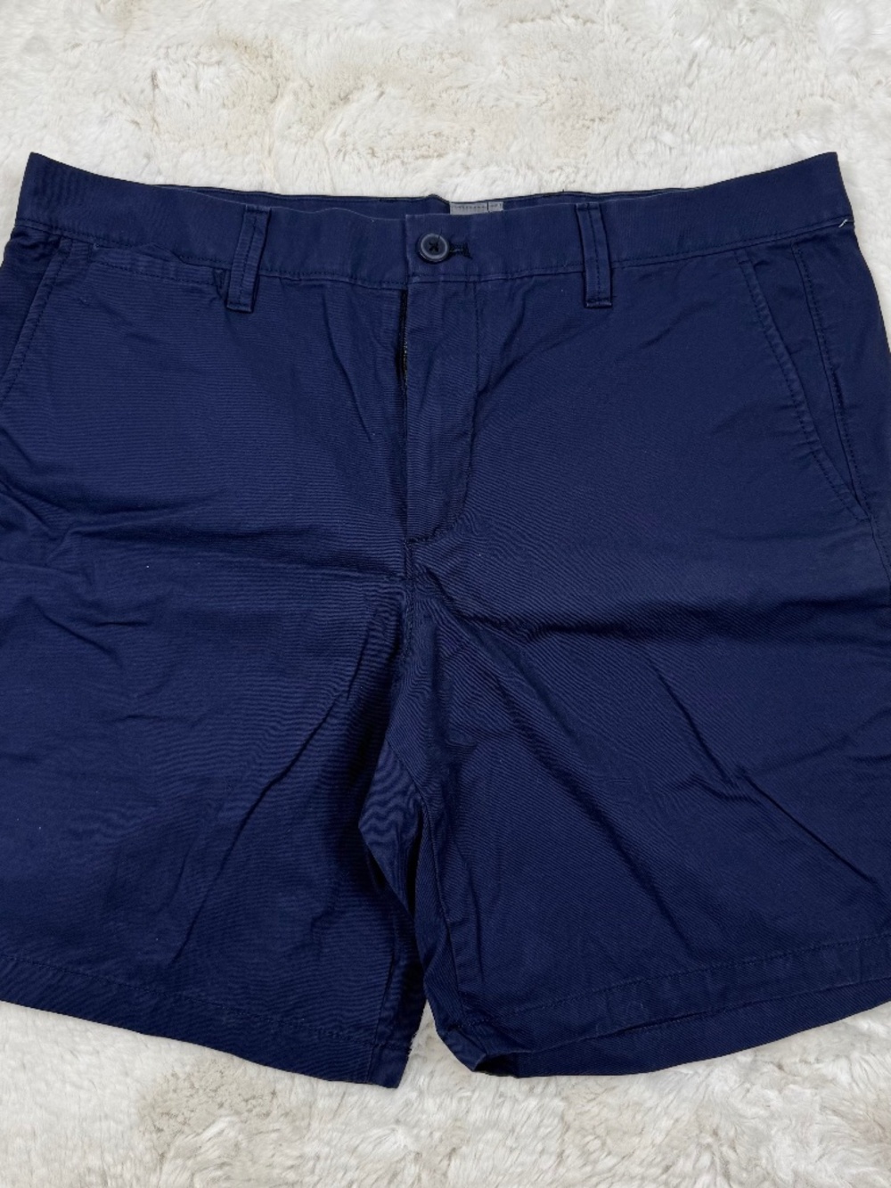 Gap Classic Khaki Shorts Military Blue 100% Cotton Men's Waist 35